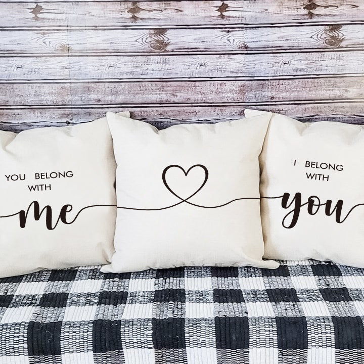 Family Throw Pillow Cover | Set of 3