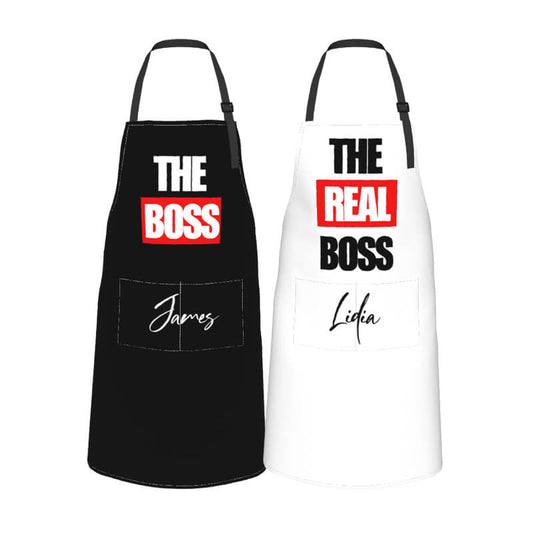 Funny Personalized Couple Aprons Set