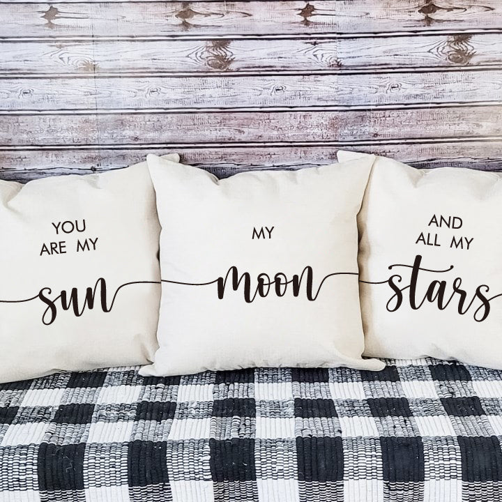 Family Throw Pillow Cover | Set of 3